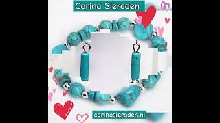 💎 CORINA SIERADEN 💎 wwwcorinasieradennl reelsvideo foryou handmade jewelry fashion sieraden [upl. by Aseena833]