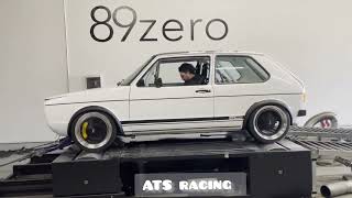 Mk1 VW Golf 1 16v Turbo boost 1000hp 4motion DSG atsracing [upl. by Lasyrc807]