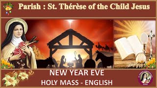 31st December  Friday 1000pm  English New Yeas Eve Mass  Salmiya [upl. by Arihsak]