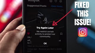 How to Fix Try Again Later Error on Instagram [upl. by Noryt]