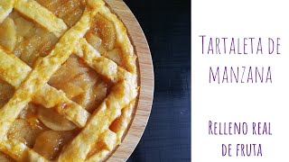 TARTALETA de MANZANA Rellena REALMENTE de FRUTA 🍎Cocinando en Cuarentena Plenamente [upl. by Yvonne]