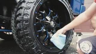 Wheel Shine Application for Painted Wheels [upl. by Obola]