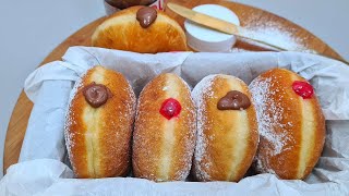 HOW TO MAKE FLUFFY AND DELICIOUS DOUGHNUT STEP BY STEP METHODSUGAR DONUTBEST DONUT RECIPE [upl. by Virgina605]