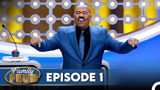 Family Feud South Africa Episode 1 [upl. by Sewoll920]