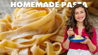 Easy Homemade Pasta Recipe  A StepbyStep Guide [upl. by Larrabee]