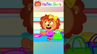 Lion Shorts  Long Legs vs Short Legs Problems  Cartoon for Kids [upl. by Asilanna56]