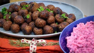 Veganska Julköttbullar med formbar färs  Receptvideo [upl. by Papotto]