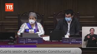 “Tengo derecho a hablar como mapuche” el cruce entre Loncon y Marinovic en la Convención [upl. by Rickard]