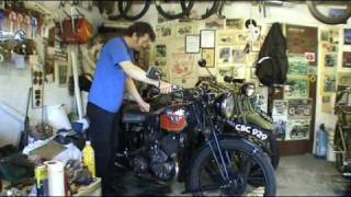 Motorcycle Restoration Matchless Model X [upl. by Htebasile]