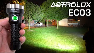 ASTROLUX EC03  Flashlight review  6700 lumens  TypeC charging JUST EPIC [upl. by Einneb806]