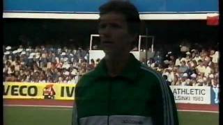 Eamonn Coghlan  World Athletics Championship 5000m Gold Helsinki 1983 [upl. by Wrightson]