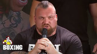 Eddie Hall Throws Dwarf at Upcoming 2vs1 Opponents After Being Slapped  Boxing News [upl. by Kellyann]