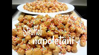 Struffoli napoletani ricetta tipica facile e veloce [upl. by Buskirk]