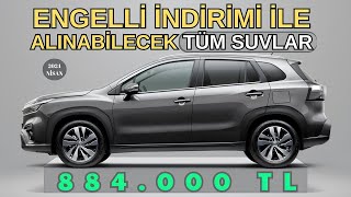 Engelli İndirimi Ötv Muafiyeti ile Alınabilecek Tüm Suv Araçlar [upl. by Lucho]