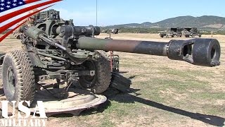 M119 105mm榴弾砲 砲撃訓練 M119A3 amp M119A2  M119 105mm Howitzer Live Fire M119A3 amp M119A2 [upl. by Nagiam]