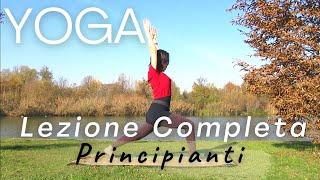 Yoga per principianti lezione completa con posizioni base per iniziare [upl. by Zalucki609]