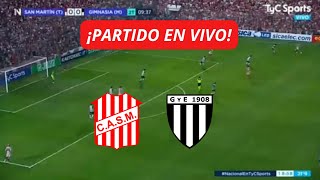 SAN MARTIN DE TUCUMAN VS GIMNASIA DE MENDOZA  FECHA 33  PRIMERA NACIONAL  EN VIVO Y EN DIRECTO 🔴 [upl. by Eldon]