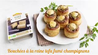 Recette Bouchées à la reine au tofu fumé Tossolia et champignons végétarien et délicieux [upl. by Burnham429]