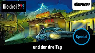 Die drei   Sonderfolge und der dreiTag  Hörprobe zum Hörspiel [upl. by Alberik]