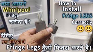 How to Install Fridge Legs StepbyStep Guide for Perfect Stability [upl. by Ynner]