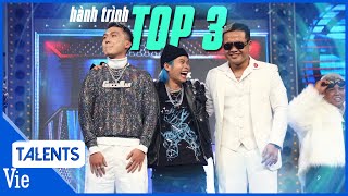 Hành trình chinh phục trái tim rap fan của TOP 3 RAP VIỆT MÙA 2 Seachains Blacka BWine [upl. by Marlowe]