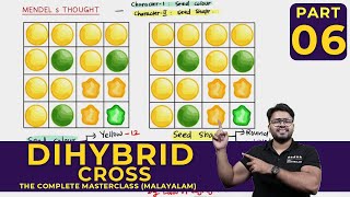 Mastering DIHYBRID CROSS  Principles of Inheritance and Variations  CLASS 06 [upl. by Dietrich502]