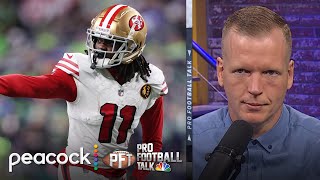 49ers’ Brandon Aiyuk posts message to Mike Tomlin amid trade rumors  Pro Football Talk  NFL on NBC [upl. by Suilenrac]