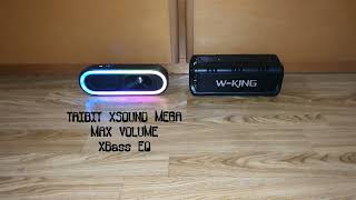 TRIBIT XSOUND MEGA VS WKING D8 MINI AUDIO TEST MAX VOLUME [upl. by Sidwell728]