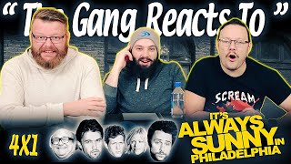 Its Always Sunny in Philadelphia 4x1 REACTION quotMac amp Dennis Manhuntersquot [upl. by Adda]