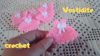 VESTIDITO CROCHET‼️para souvenir baby shower 😍🚼👶🐥 [upl. by Moe]