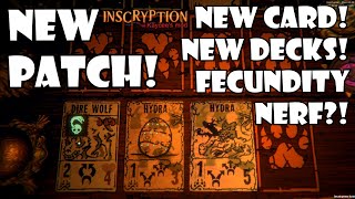 New Patch New Card New Decks Fecundity NERF  Inscryption Kaycees mod [upl. by Fennelly790]