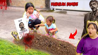 BAYI LUCU MENEMUKAN KUBURAN ZOMBIE BERDARAH  SEREM BANGET [upl. by Ynot]