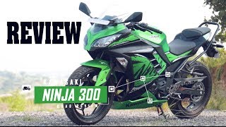 2019 Kawasaki Ninja 300 Detailed Review  Test Ride [upl. by Nalym929]