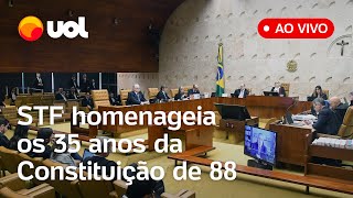 🔴 35 anos da Constituição no STF Moraes Lira Alckmin e outros participam de homenagem ao vivo [upl. by Sperry]