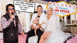 Arie and Lauren get married again in Vegas Little White Chapel [upl. by Ahsener]