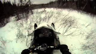 SkiDoo Tundra Xtreme  Hors Piste  20 mars 2014 BaieComeau [upl. by Letreece]