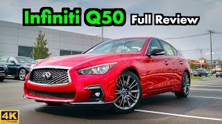 2019 Infiniti Q50 Red Sport 400 FULL REVIEW  DRIVE  The Red Hot and Blazing Fast Q50 [upl. by Adine394]