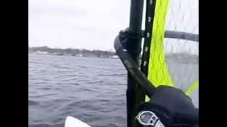 Windsurf at Wamplers Lake Mistral Escape Izzy Zepher 75 [upl. by Harli]