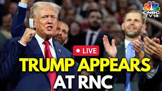 Trump LIVE Donald Trump at Republican National Convention 2024  JD Vance  RNC 2024 LIVE  N18G [upl. by Berthold]