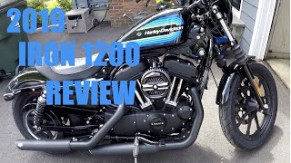 2019 Harley Davidson Iron 1200 Review [upl. by Haggerty]