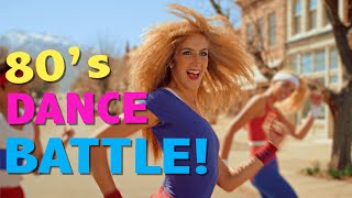 80s DANCE BATTLE  Boys vs Girls [upl. by Timrek185]