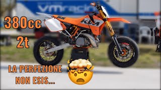 TEST KTM 380 SX MOTARD 2STROKE potentissima [upl. by Assirk44]