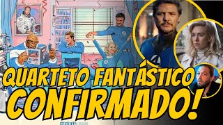 ELENCO DE QUARTETO FANTÁSTICO CONFIRMADO Pedro Pascal na MARVEL [upl. by Lengel]