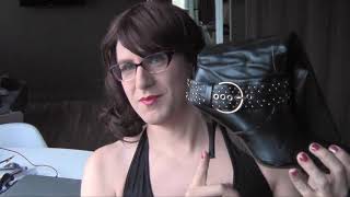 Crossdressing Tips for Beginners 42 How to Walk in Heels with Demonstration [upl. by Odnomar866]