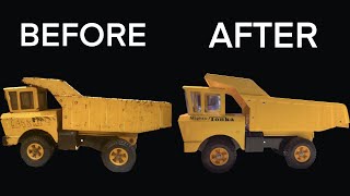 Restoring a Vintage 1965 Tonka Dump Truck  Mighty Tonka [upl. by Otrevire]