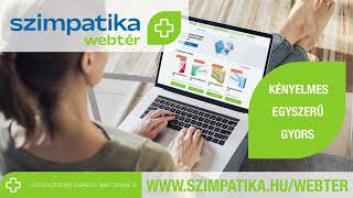 Szimpatika WebTér – Gyógyszertári vásárlás már online is [upl. by Mal]