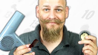 How to Apply Strong Hold Mustache Wax [upl. by Gnauq]