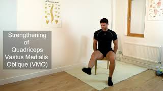 Quadriceps and Vastus Medialis Oblique VMO strengthening exercise 63 [upl. by Thea]