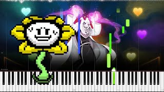 Undertale  Finale  LyricWulf Piano Tutorial on Synthesia  OST 80 [upl. by Anauqat]