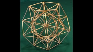 Construcción del Gran dodecaedro o Icosaedro estrellado Geometría Sagrada Manualidades [upl. by Sivatnod]